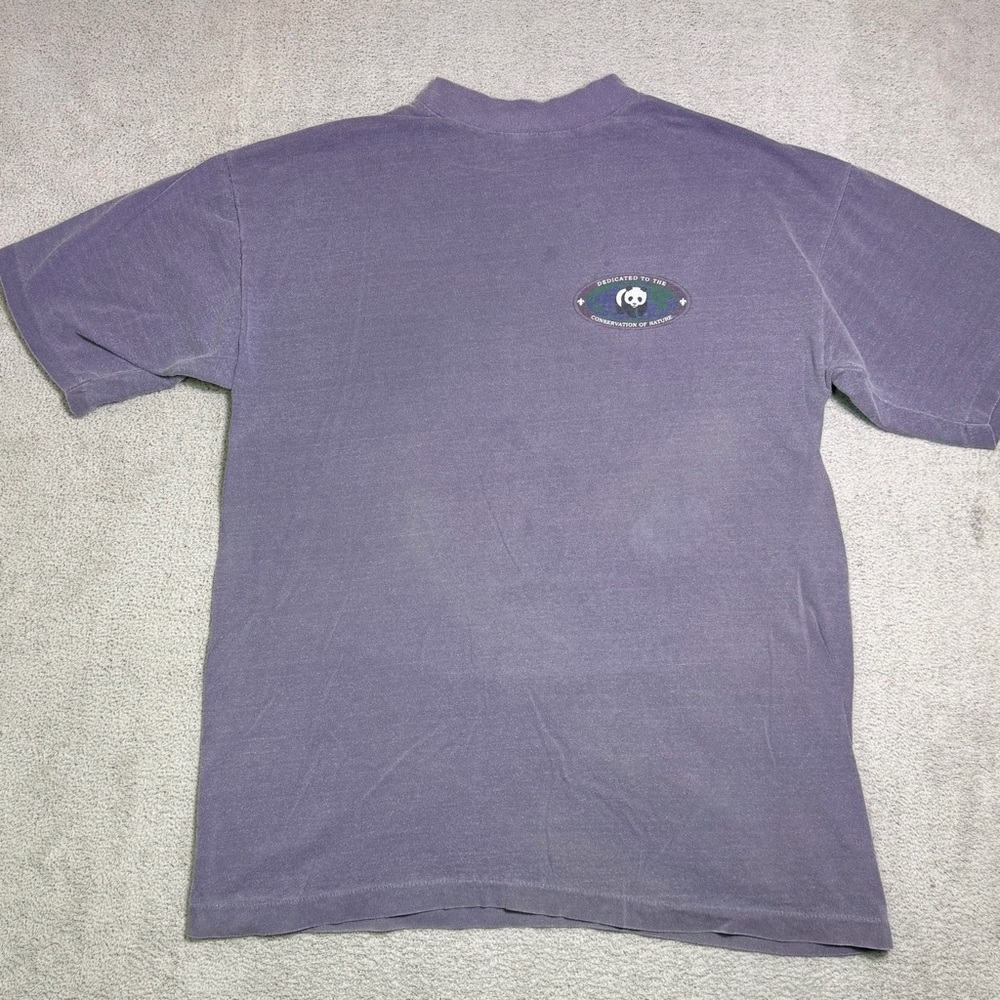 Vintage Nature Conservation Shirt Adult Medium Single Stitch Double Sided Print